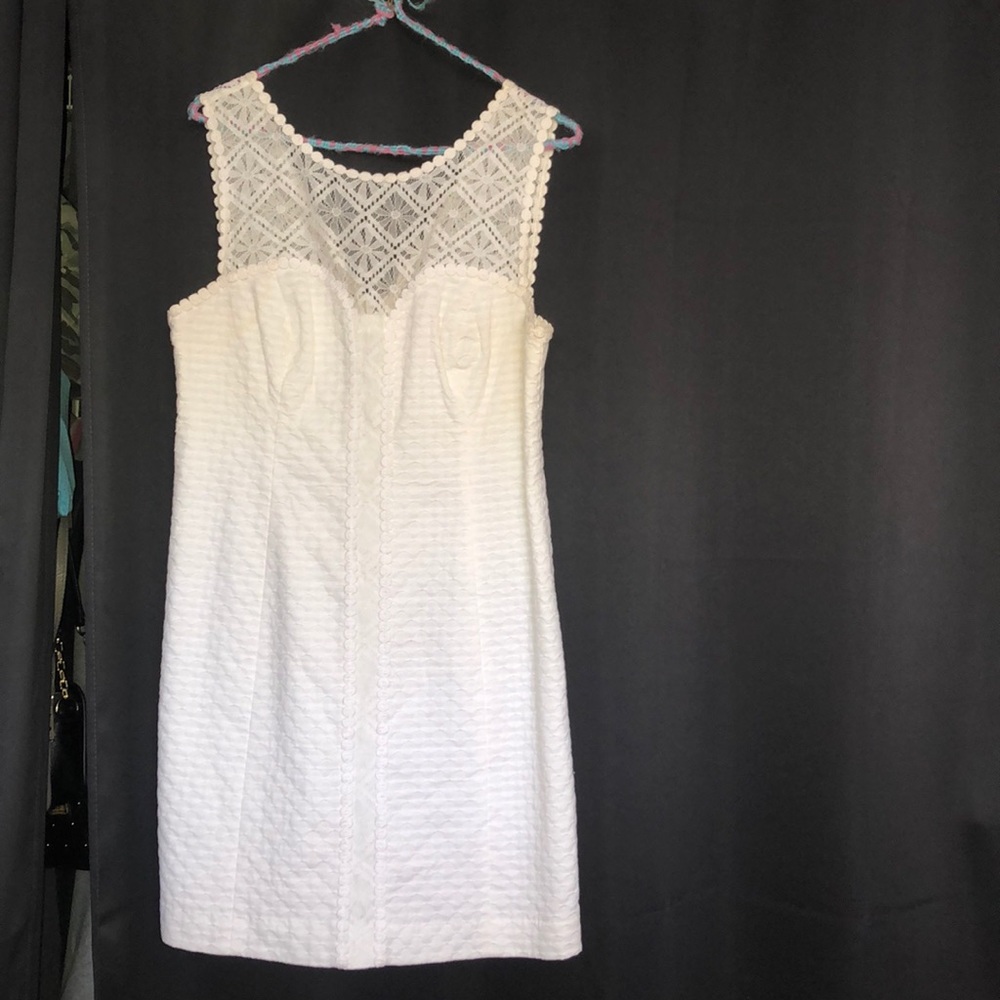 Lilly Pulitzer white dress—- only worn once
